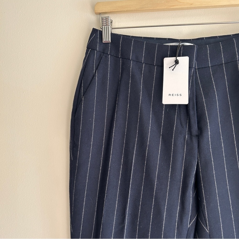 REISS Piper trouser tailored Navy NWT - Picture 3 of 8